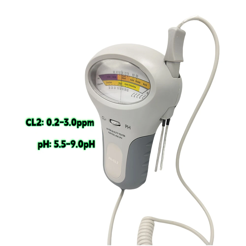 

Portable Swimming Pool Residual Chlorine Analyzer Digital High Accuracy Handheld Chlorine Detector
