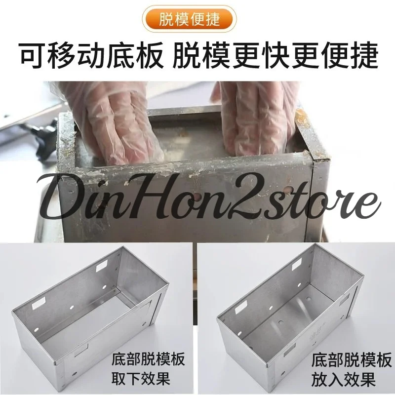 1KG Raw Meat Pressing Mold Stainless Steel Double Pressure Spring Ham Bacon Making Tool Steel Lunch Meat Pressing Machine
