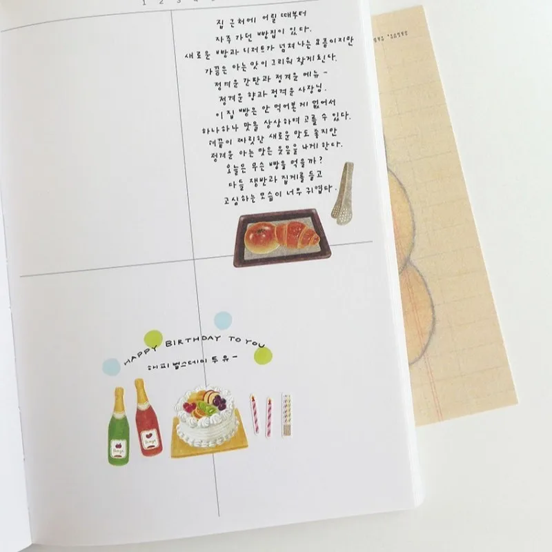 Korean Import Original Suatelier Old Bakery Paper Stickers Scrapbooking Diy Journal Stationery Sticker Deco Art Supply 1177