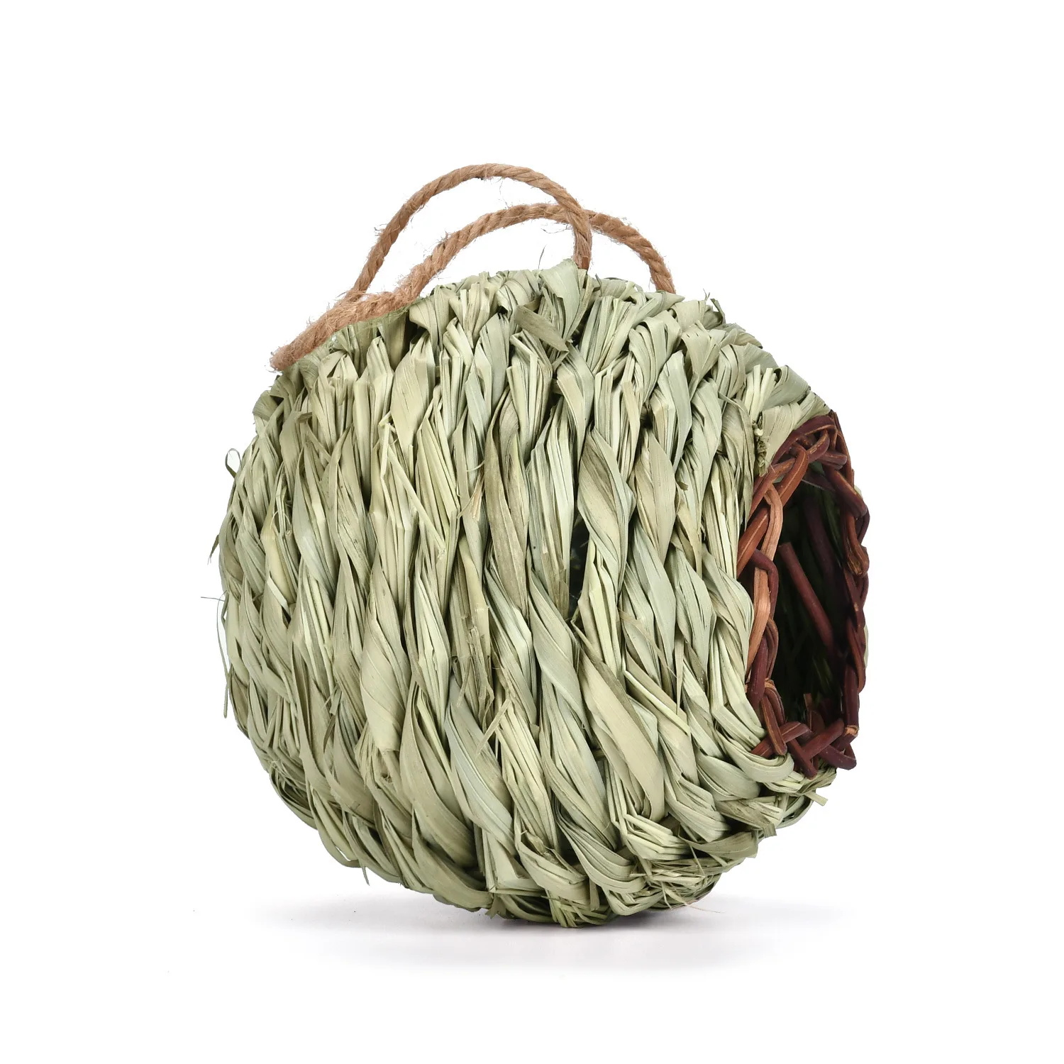 Spherical bird's nest, creative hand-woven gardening decoration bird's nest