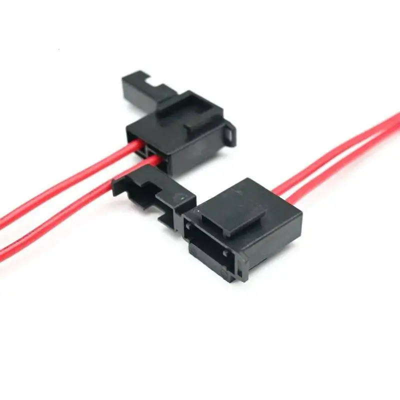32V 25A 16AWG Automobile Fuse Holder Extension Wire, Current Collector Harness, And Fuse Adapter For Electronic Devices, 23 Cm