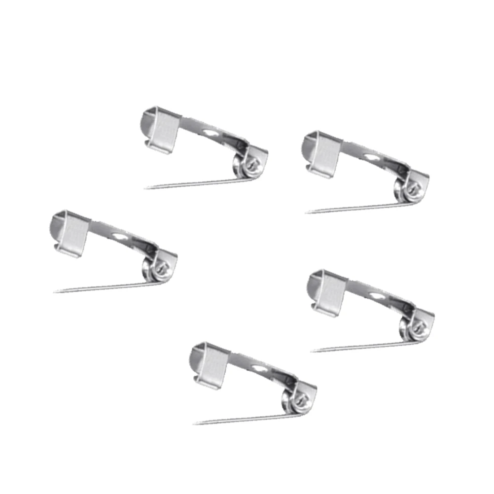 

50pcs Safety Pins Cardigan Cape Blanket Skirt Craft Durable Alloy Easy Attach Glue Sew DIY Jewelry Fabric Corsage Name Badges