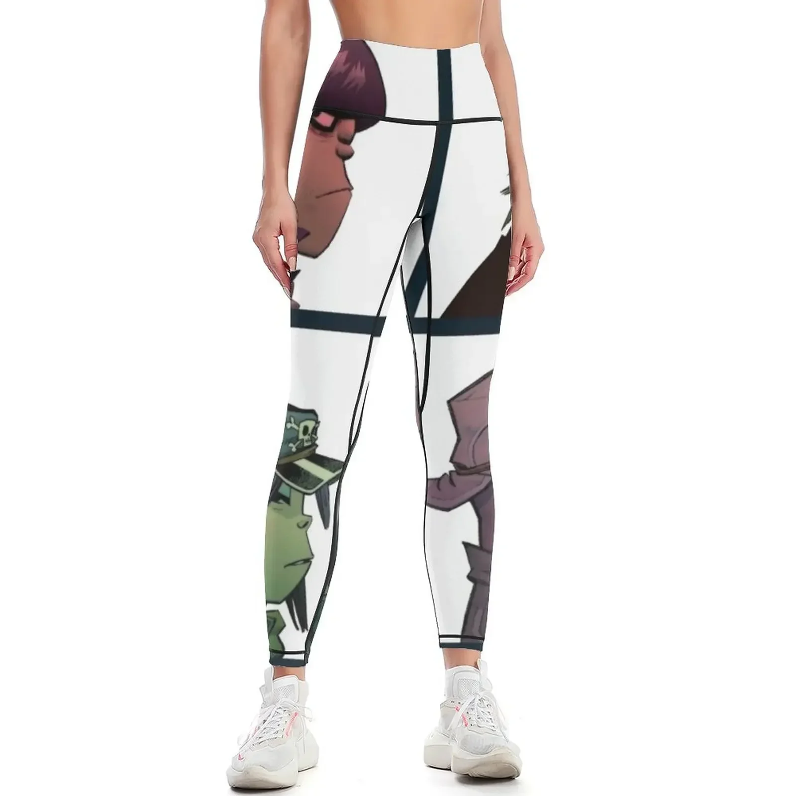 

Demon Days Cracker Island Plastic Beach Leggings gym pants exercise clothing for Women's sportswear joggers for Womens Leggings