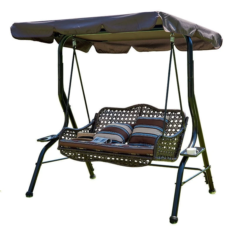 

Outdoor double hammock swing courtyard swing swing outdoor indoor courtyard cradle home garden wrought iron rocking chair
