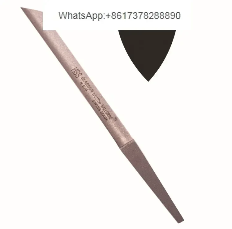 Production, genuine fish brand, triangular high-speed steel engraved gold inlaid knife strip (spot)