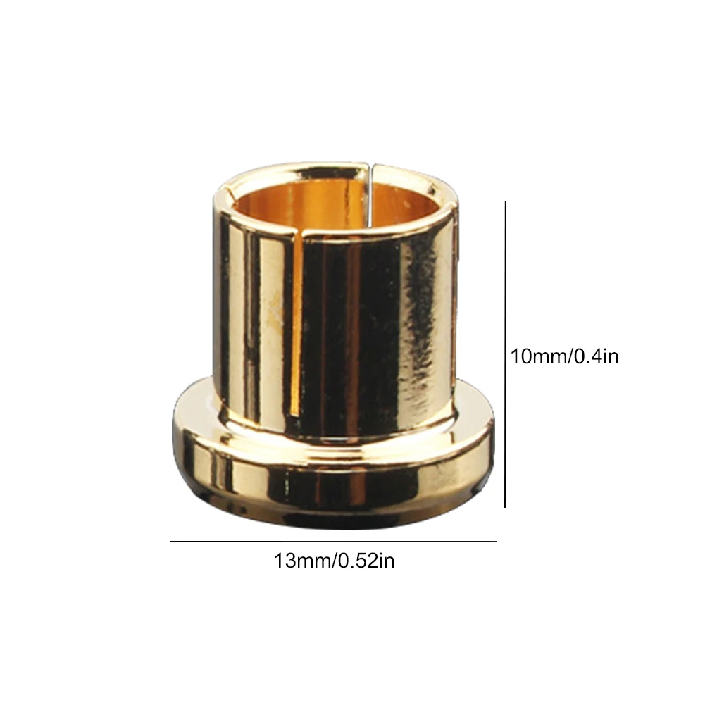 Ouro Rhodium Plated RCA Proteção Cap Plug, Dust Proof Shileding Caps, RCA Connector Capa para áudio alto-falantes, Subwoofer Amplificador