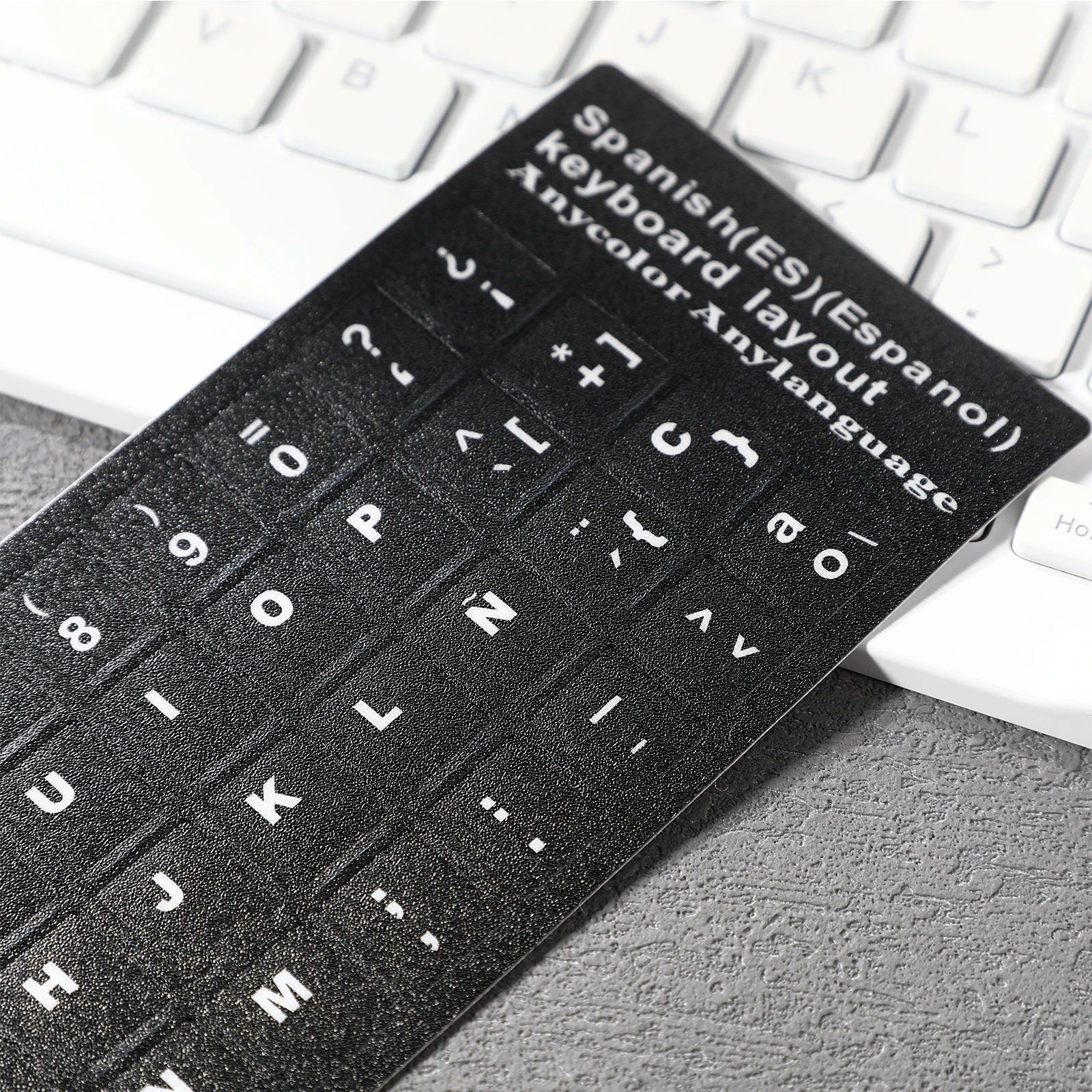 

10pcs 10 Sheets Keyboard Stickers Black Keyboard Stickers Notebook Laptop Computer Keyboards Wear Resistant Scratch Proof