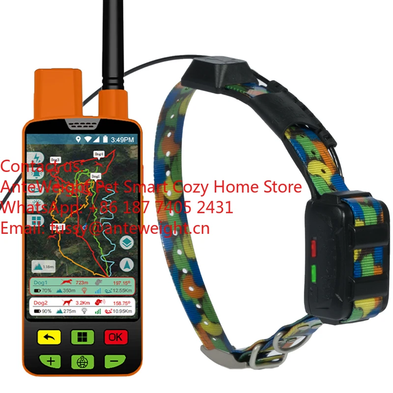Ultimate Dual-Thread Storage GPS Training System for Hunting Dogs Waterproof Big Screen Collar Pet Training & Behavior Product