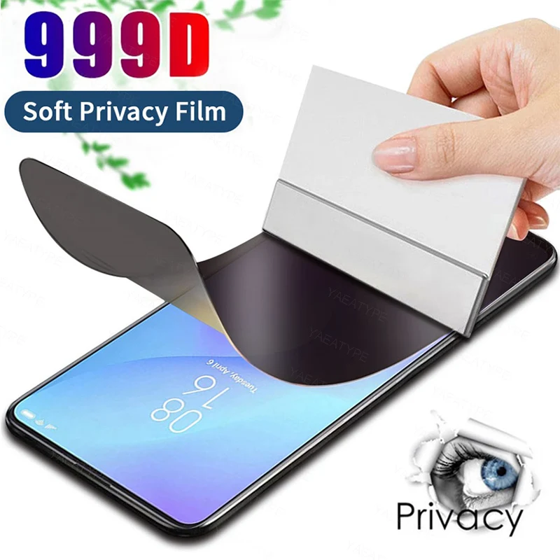 Privacy Hydrogel Film For Huawei Nova Y90 Y70 Y9a Plus Anti-spy Screen Protector For Huawei Nova 8 8i 9 8SE Pro 4G