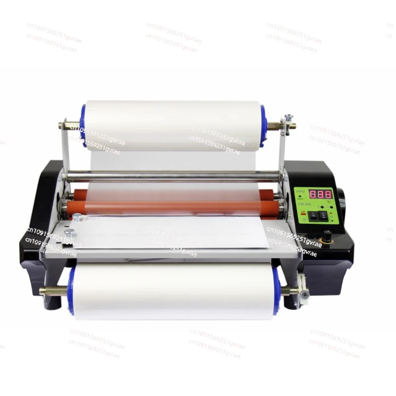 Single-sided hot-mounted self-adhesive crystal sticker cold-mounted photo book film pressing, film passing machine