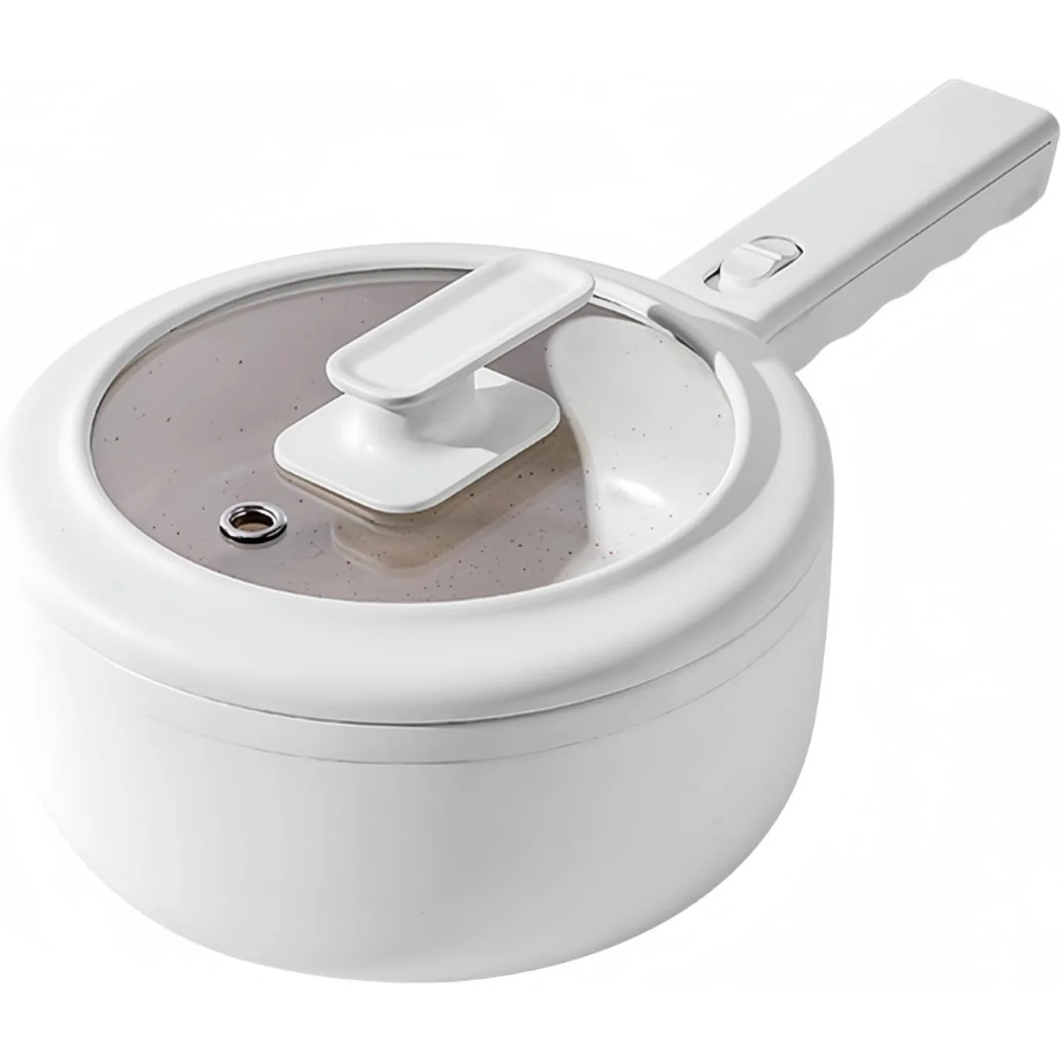 1,5 l antihaftbeschichtete Sautierpfanne mit einstellbarer Leistung – perfekt für Steak, Eier, Ramen, Haferflocken – ideal für Studentenwohnheime