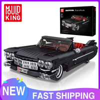 Mould King 10012 Technical Car Model Toys The Cadillac Eldorado Set Building Block Assembly Creative Brick Kids Christmas Gift