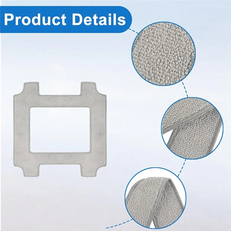 AC39-Window Rags สําหรับ Ecovacs Winbot W2S/ W2S PRO เครื่องดูดฝุ่น Mop Pad ผ้าอุปกรณ์เสริม