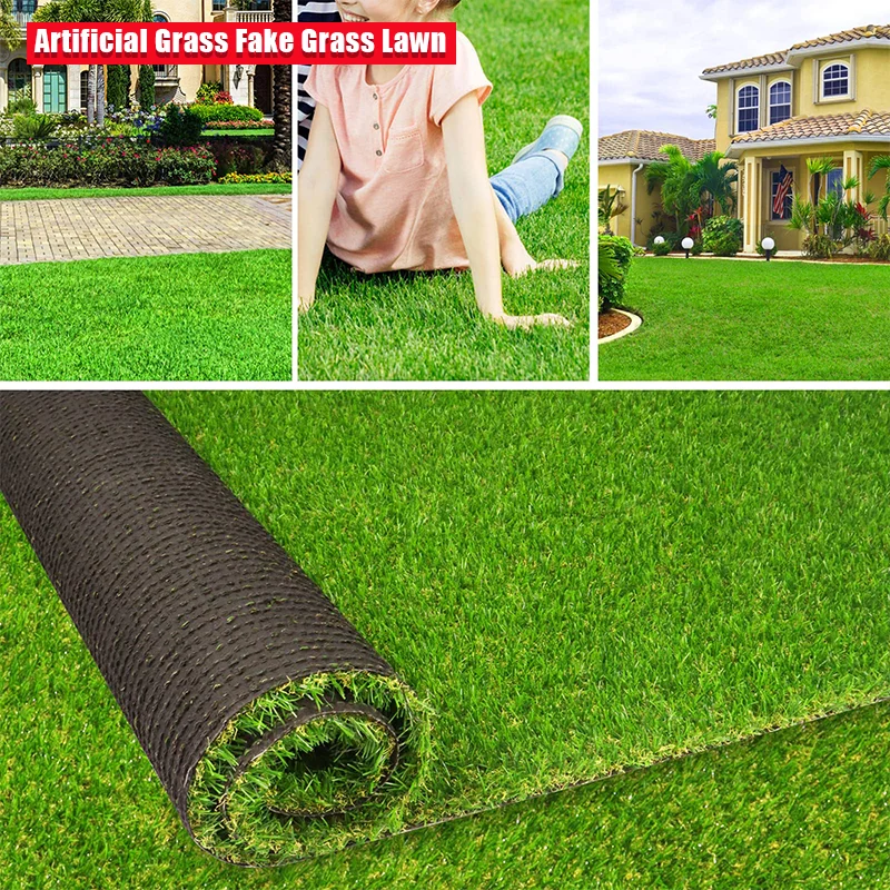 Artificial Grass Fake Grass Lawn Dogs Potty Training Rug and Replacement Artificial Grass Turf Outdoor Rug Patio Lawn Decoration