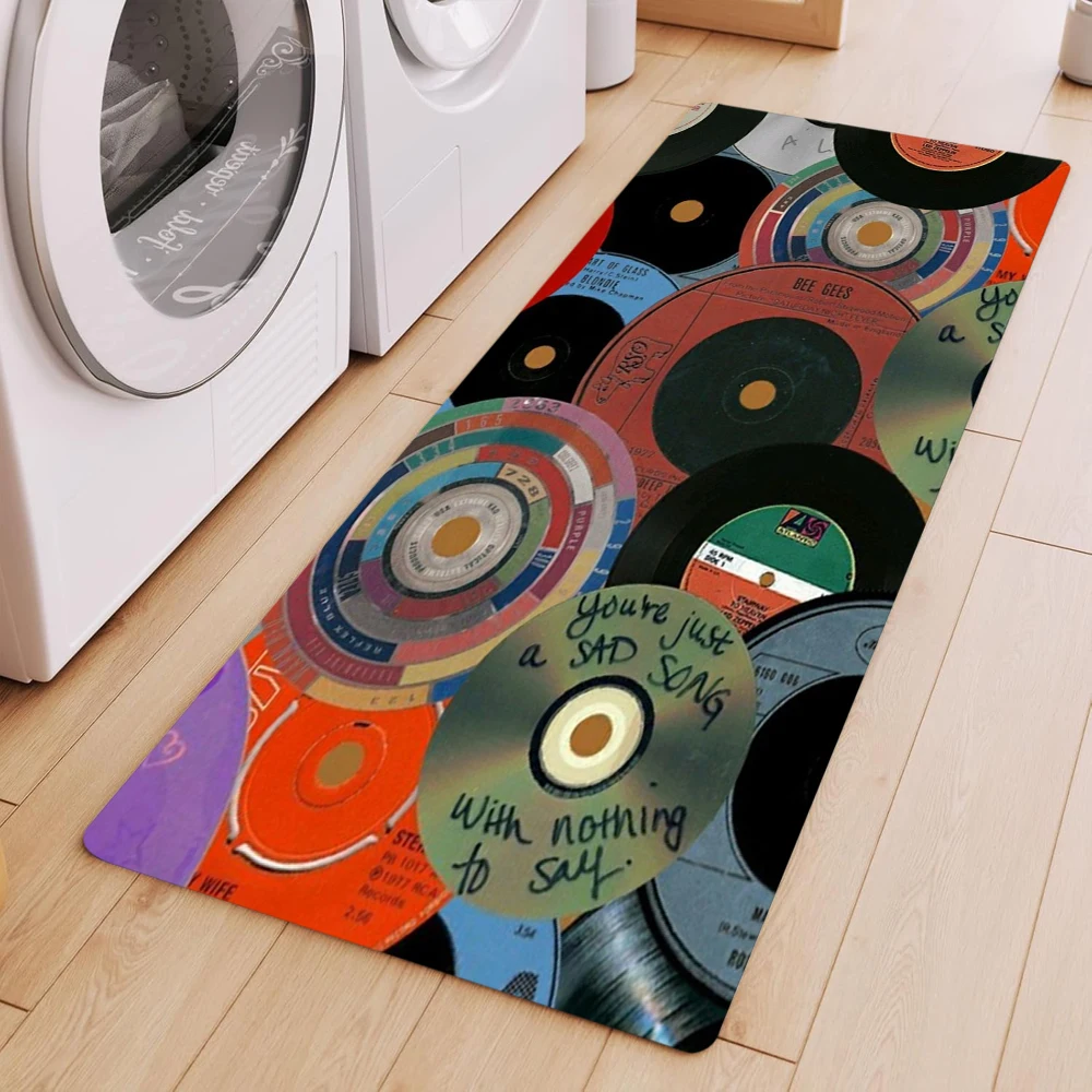 Commercial Kitchen Vinyl - Vintage Vinyl Runner Runner Graffiti Record