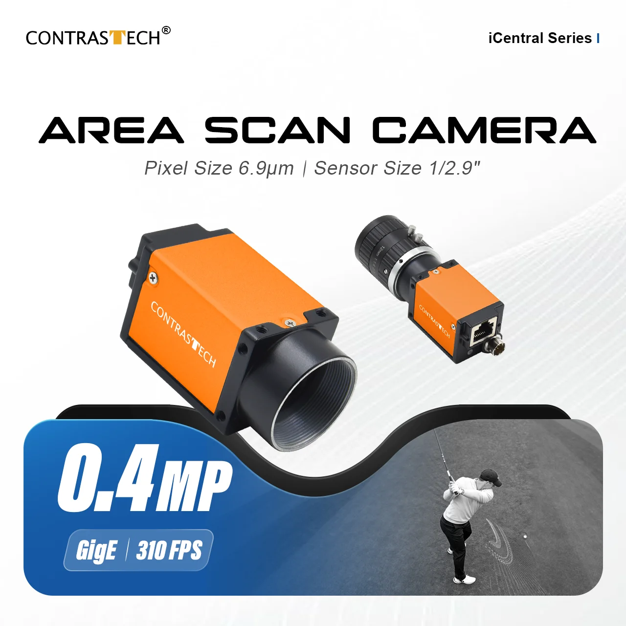 0.4mp IMX287 310fps GigE Global Shutter Camera for Mixed Reality