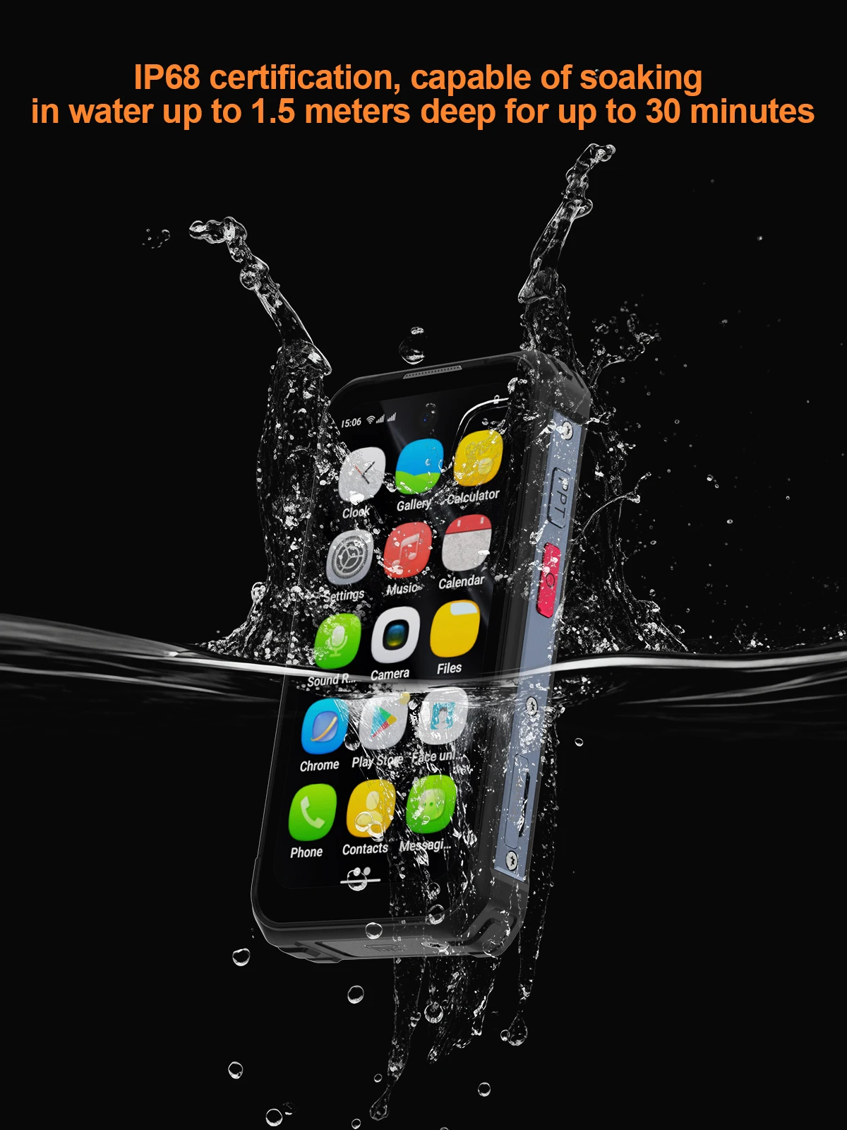SERVO TANK500 4G Android Mini Rugged Smartphone 6GB+128GB 2 SIM Face Unlock 3.88 inch 3000mAh 13MP Camera Waterproof Smart Phone