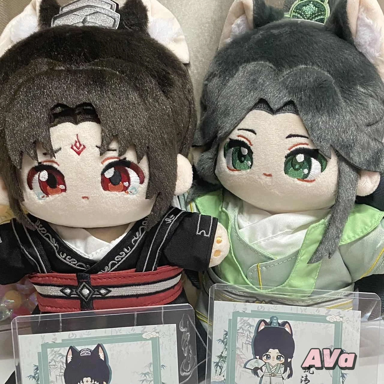 

20cm Classic Anime Scumbag System Shen QingQiu Luo BingHe Kawaii Cosplay Soft Plush Stuffed Doll Dress Up Cotton Doll Toy Gift