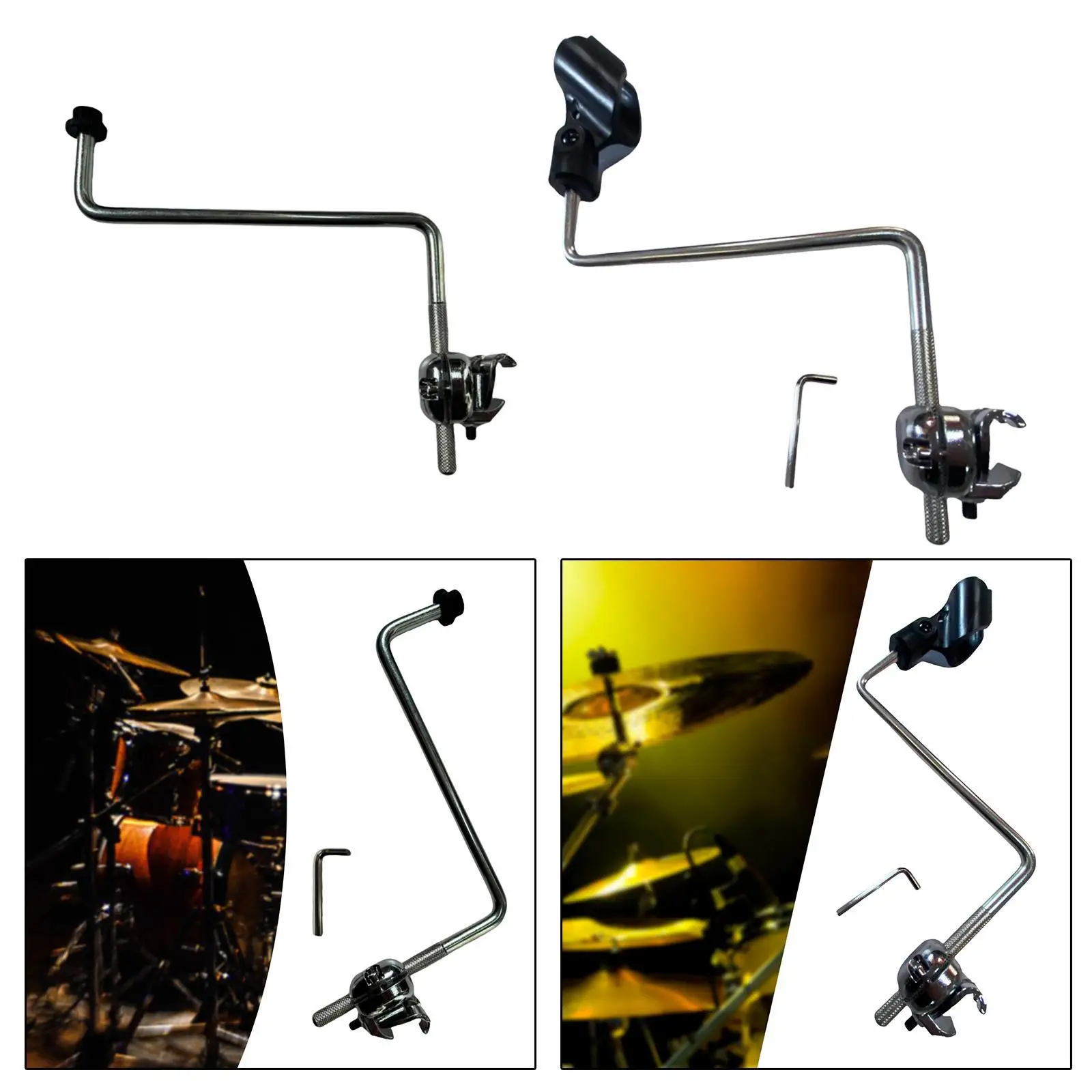 Drum Microphone Stand to Install Drum Accessories Percussion Mic Mount