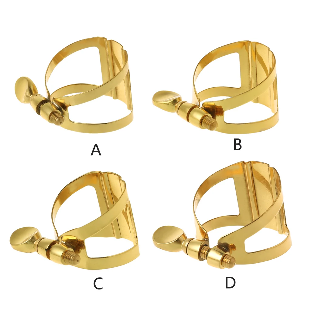 Alto Sax Clarinet Mouthpiece Ligature Saxophone Parts Clip Brass Ligature Single Screw Fastener Clip Mouthpiece Ligature