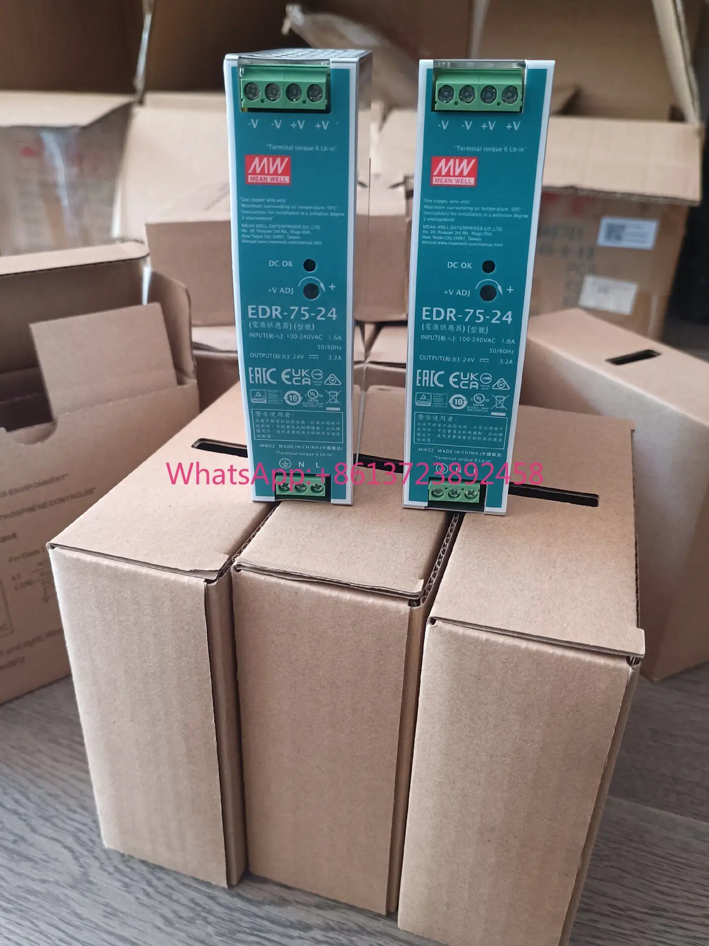 

Taiwan EDR - 75-24.75 w24 v3.2a switching power supply, high quality