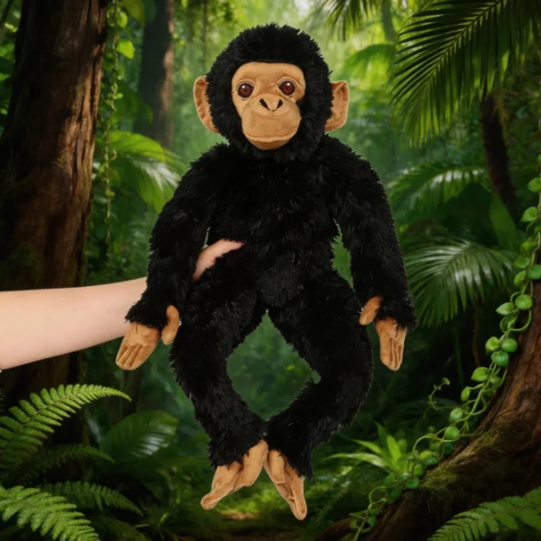 Interesting Chimpanzee Plush toys Stuffed Animal Plush Toys Chimpanzee Gift Kid Birthday Xmas Collector Chimpanzee Enthusiasts