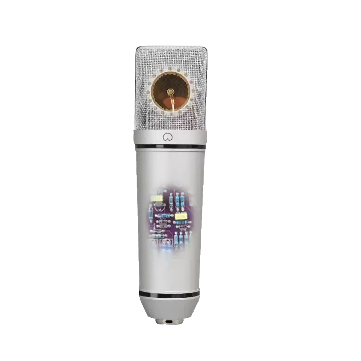Handmade high-quality large diaphragm  electronic tube condenser microphone for live broadcasting and recording studio