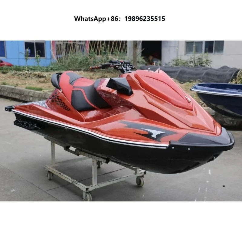 Fast Speed 4-Stroke Racing Jet Ski 1400CC Sea Sports Motorboat for 1-3 People