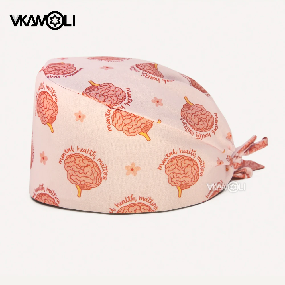 

Medical Neurosurgical Caps Reusable Printed Surgical Caps Versatile Uniform Accessories Doctors and nurses Scrub Hat