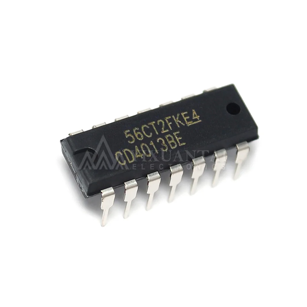 10pcs/lot  CD4013BE  4013BE  IC FF D-TYPE DUAL 1BIT 14DIP  New Original