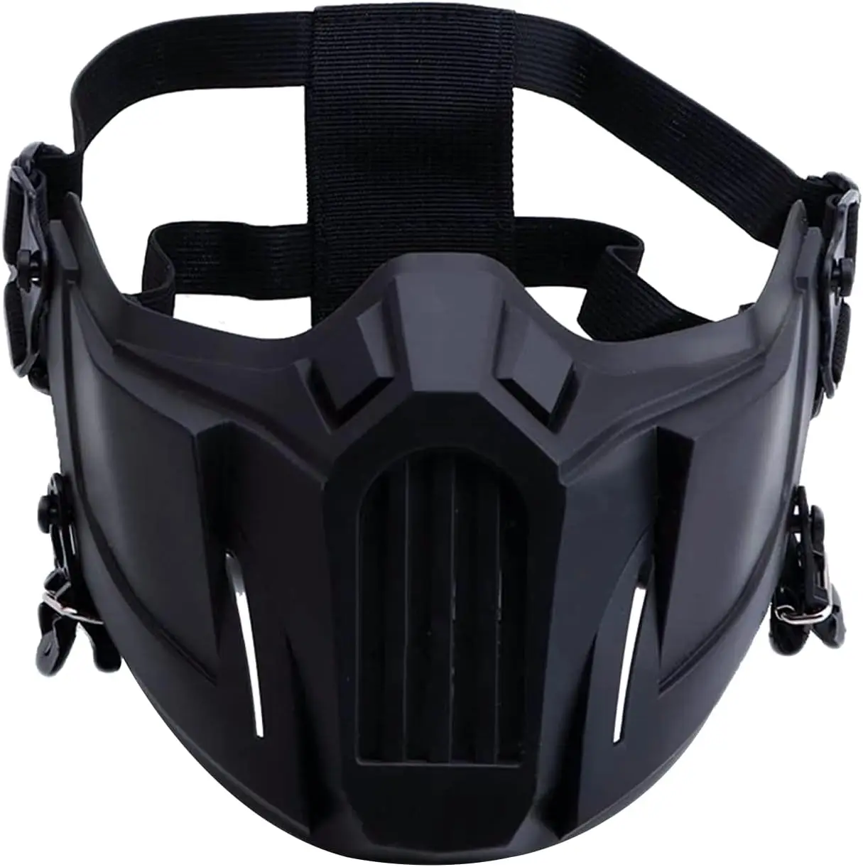 

Creative Protective Half Face Mask Outdoor Game Mask Costume Mask Outdoor Sports Masks (Black)