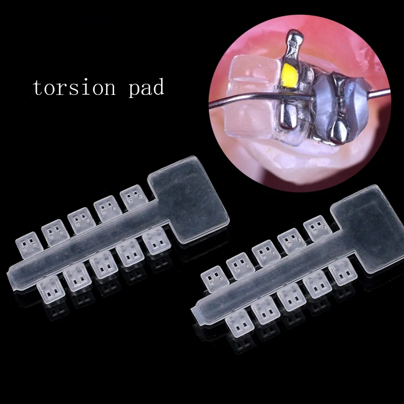 Orthodontic Rotation Wedges for Archwire Brackets Braces Orthodontia Ligature Rotary Torsion Pad Power Chain 2sticks/Bag 20pcs