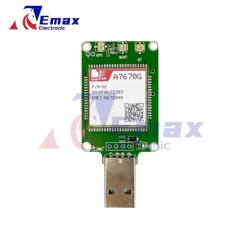 SIMcom A7670G LTE CAT1 ドングル A7670G-LABE 1 個 グローバルバンドはサポートされていません GPS