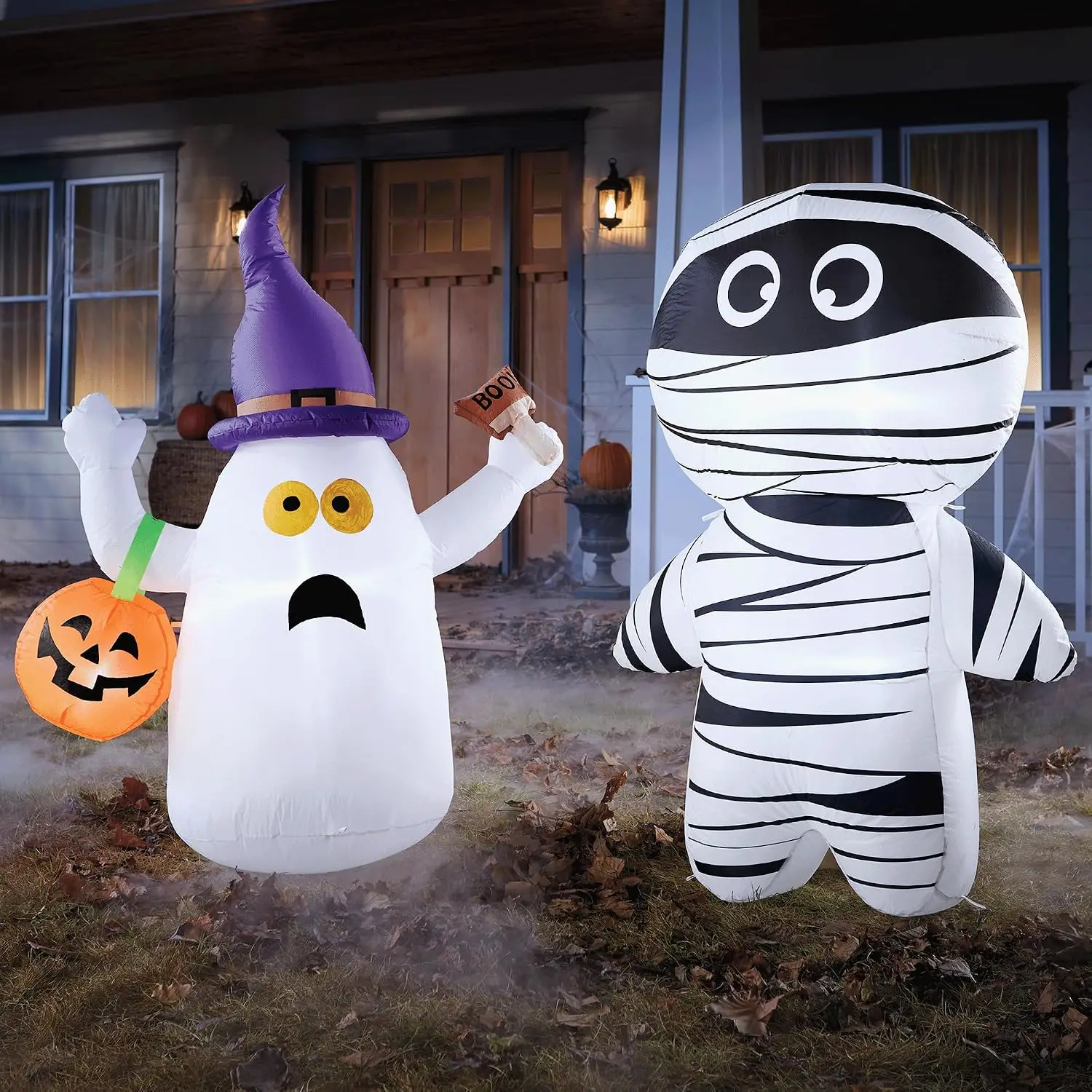Halloween Inflatable Pair Outdoor Lighted Yard Decor