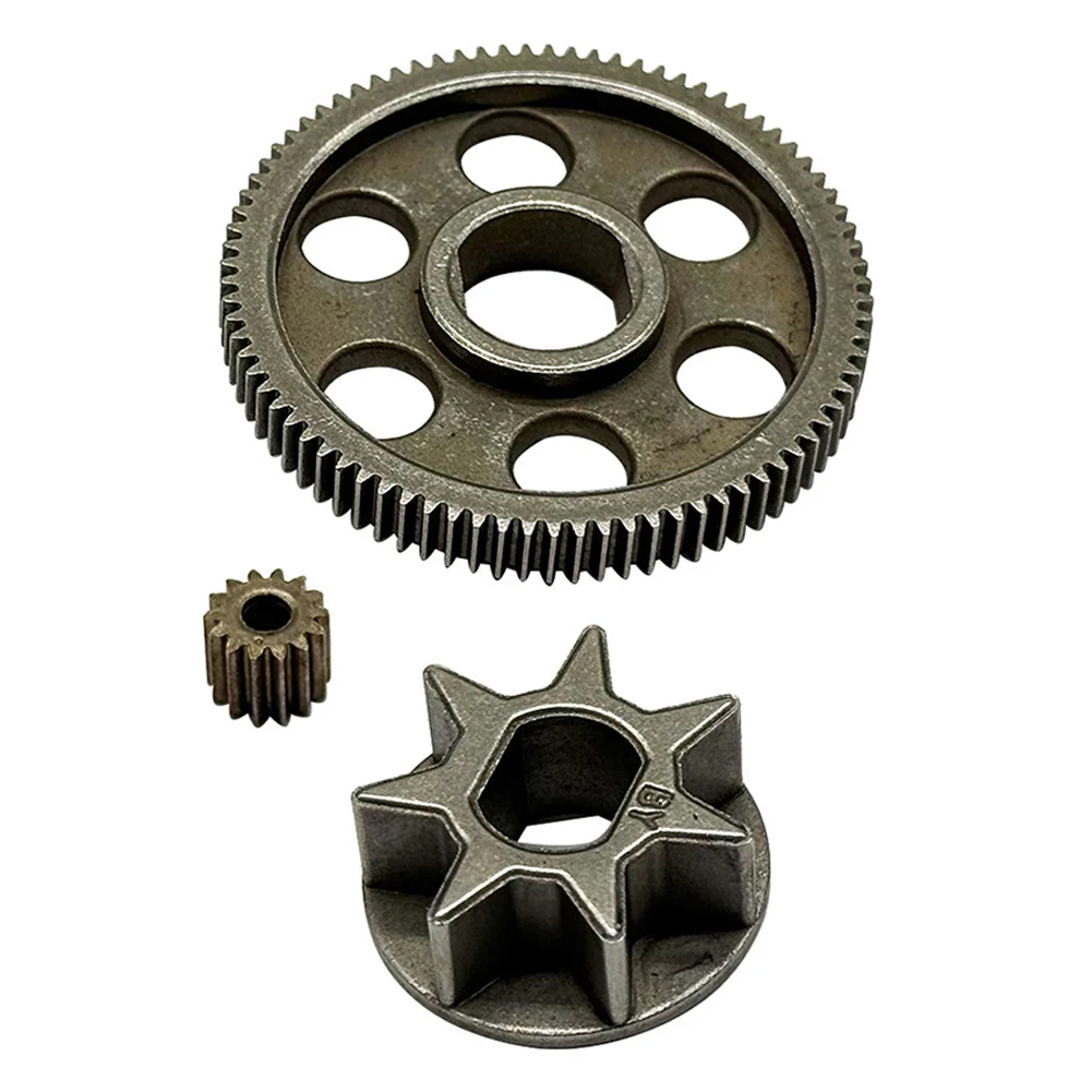 3Pcs Electric Chain Saw Gear Set For Rechargeable Logging Saw Small Lithium-ion Battery Powered Electric Chain Saw Accessories