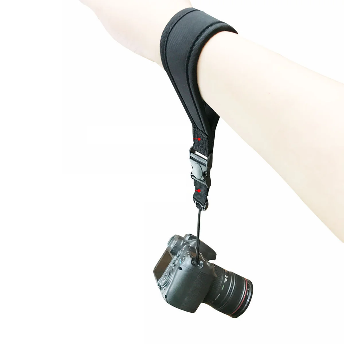حزام معصم للكاميرا لكاميرات فيلم Dslr بدون مرآة، خفيف الوزن ومتين، حزام يد آمن