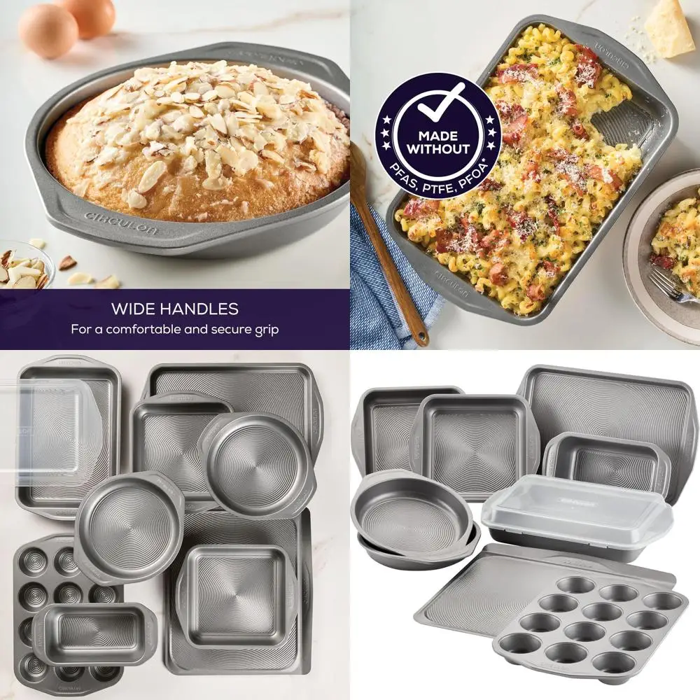 

Набор форм для выпечки из 10 предметов: форма для хлеба, лист для печенья, формы для выпечки, листы, формы для торта, кексы/форма для кексов