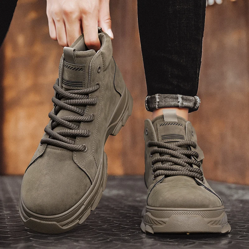 

Men's Motorcycle Riding Shoes Street Riding Shoes Breathable Motorcycle Boots Sports Ankle Support Non Slip Sole Side Zipper