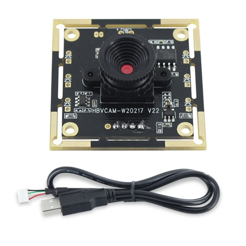 

720P Camera Module 60°Distortion-Free Lens OV9732 Module 1MP Parts Accessories For Raspberry Pi Android Linux Windows UVC MAC OS