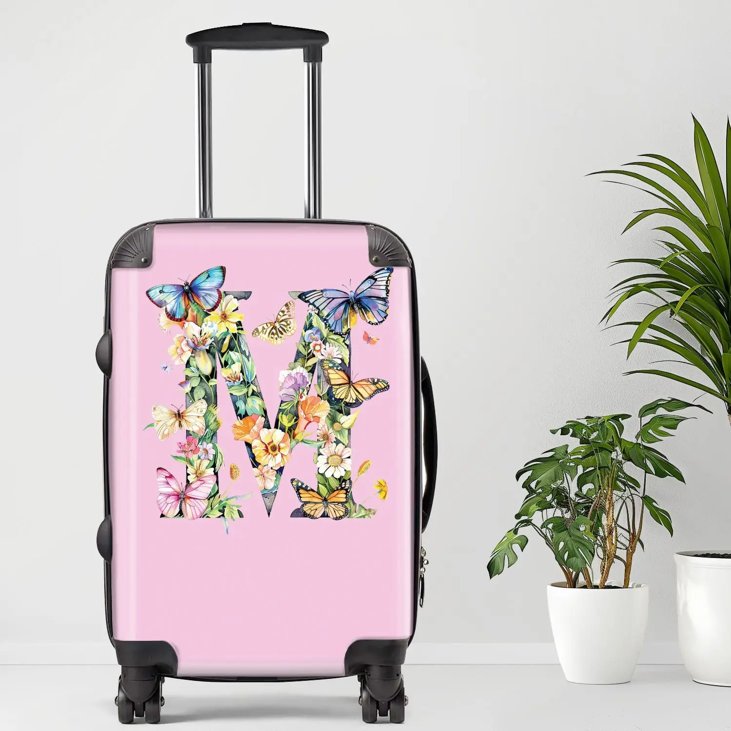 

Letter M Luggage, 20/24/28 Inch Luggage, Carry-On, Custom Luggage, Luggage Set, Suitcase, Travel, Vacation, Cabin Suitcase, Cust