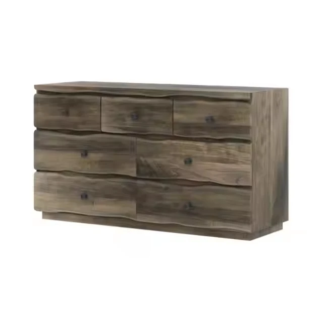 خزائن خشبية صلبة حديثة عالية الجودة مع حبيبات خشبية طبيعية، تصميم متين وعملي #3