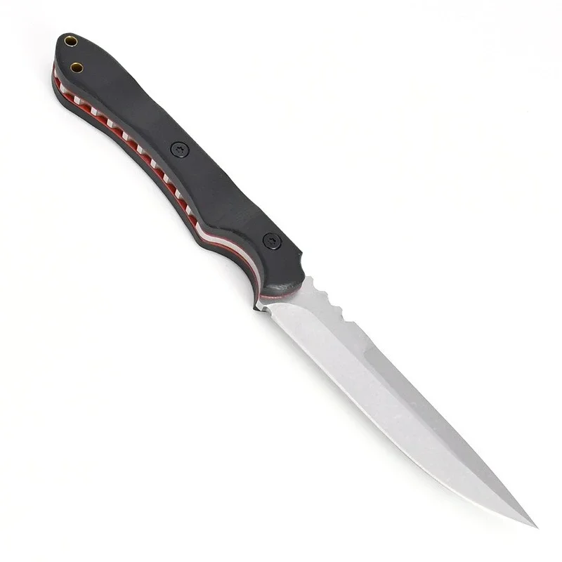 

High-hardness Integrated D2 Steel Portable Straight Knife with G10 Handle Field Hiking Exploration Survival Knife Men's Gifts