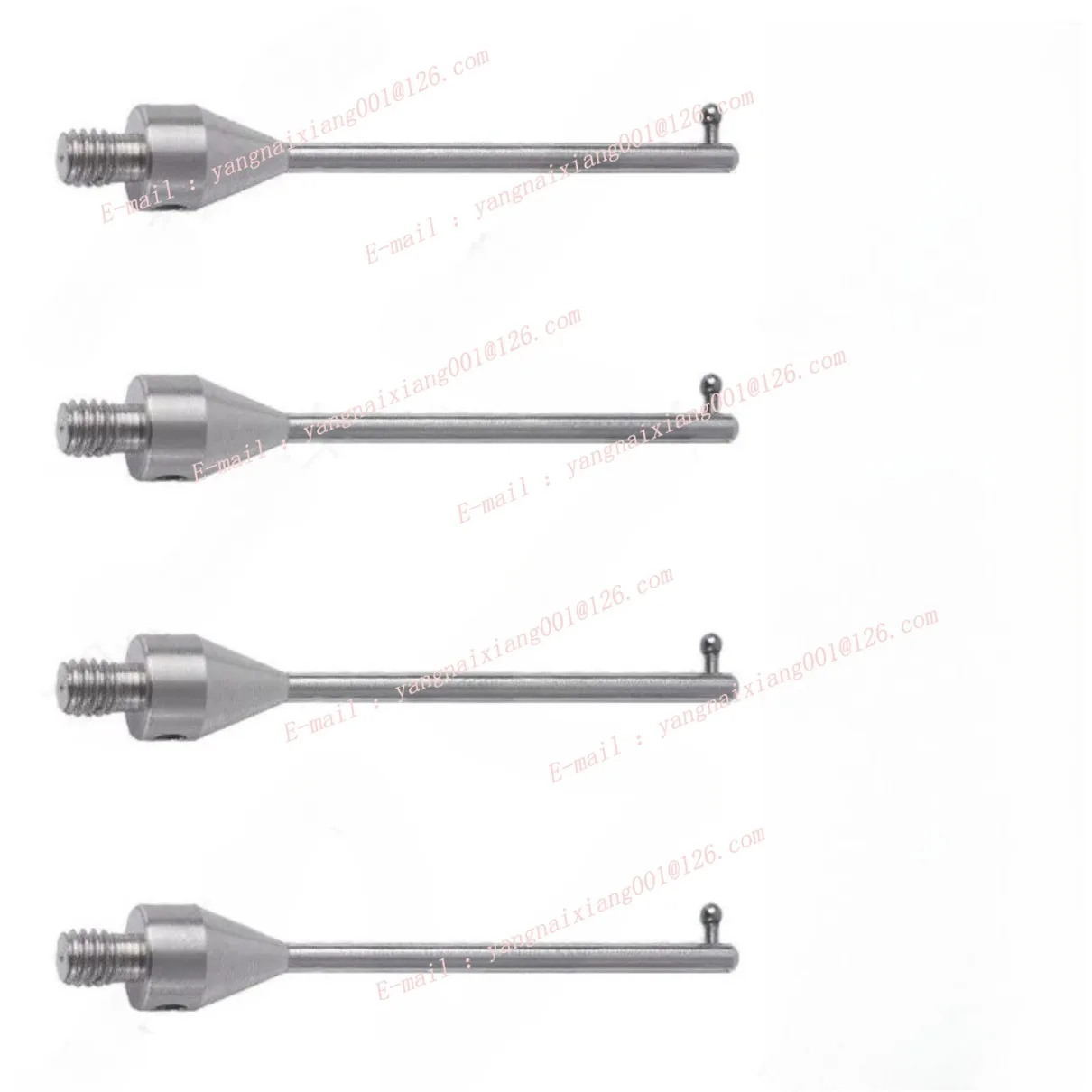 CNC Machine Tool M4 Probe Stainless Steel L Shaped Stylus Ruby/Carbide Stylus High Precision Probe