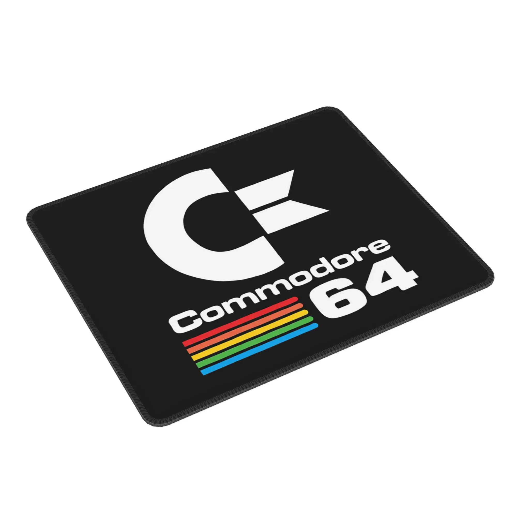 

Коврик для мыши с логотипом Commodore C64, компьютерная клавиатура, коврик для мыши, игровой ПК, ноутбук, настольный коврик, офисные аксессуары, настольные коврики