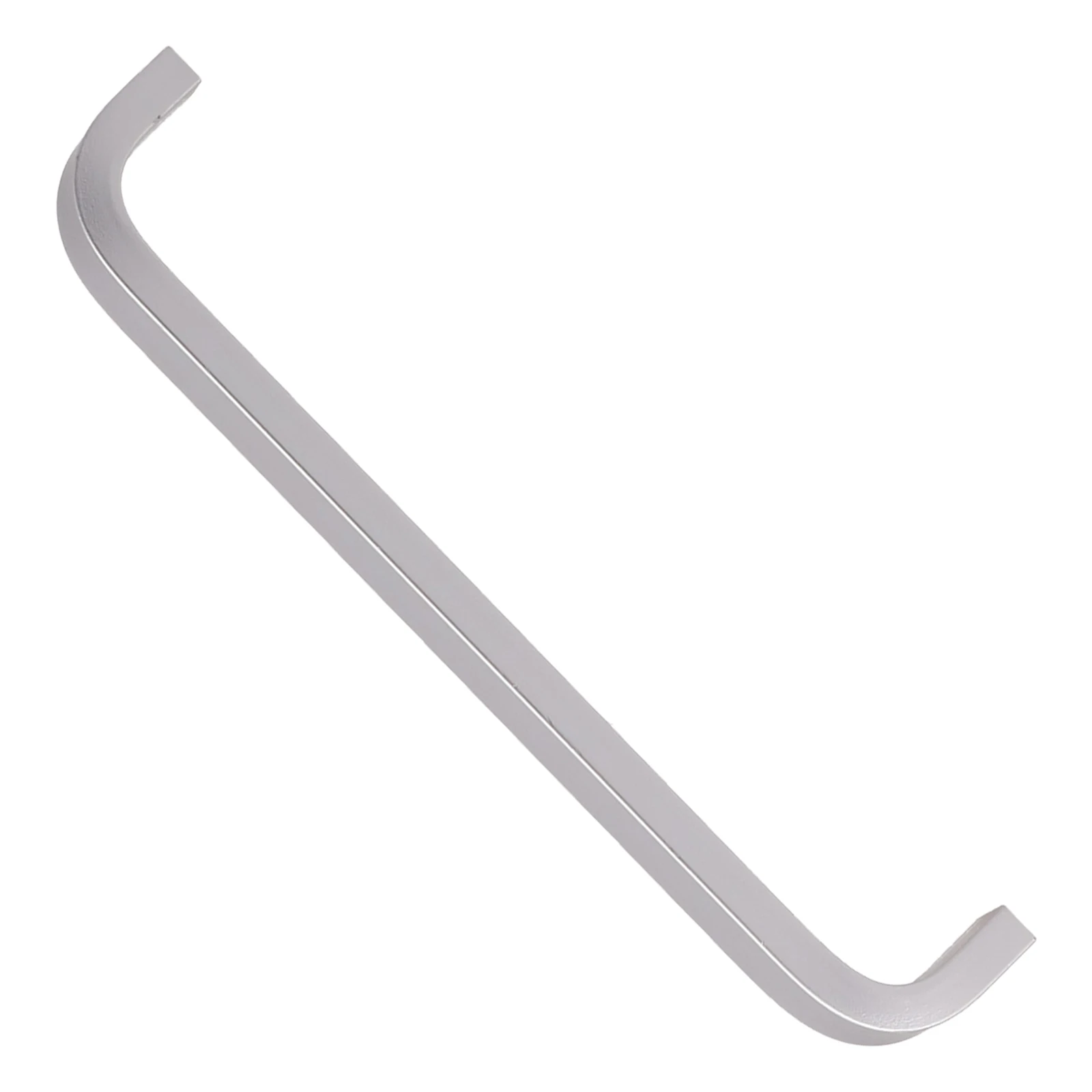 Tirador recto para puerta de armario de cocina, perillas de aluminio espacial de 68mm-197mm, perillas de puerta de Hardware, espaciado de agujeros de 64mm-192mm