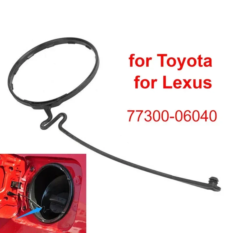 Car Fuel Tank Cap Cover Line Cable Rope Ring Rubber Cord Engine Oil Cap Fittings7730006040 77300-52040 for Toyota Lexus Camry 