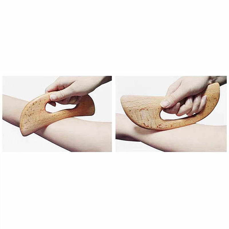 Shaving Sha Board Scraping Asha Therapy Scraper Scraping Blade Board Back Massage Chinese Medicine Health Tools Wood Muscle Fasc