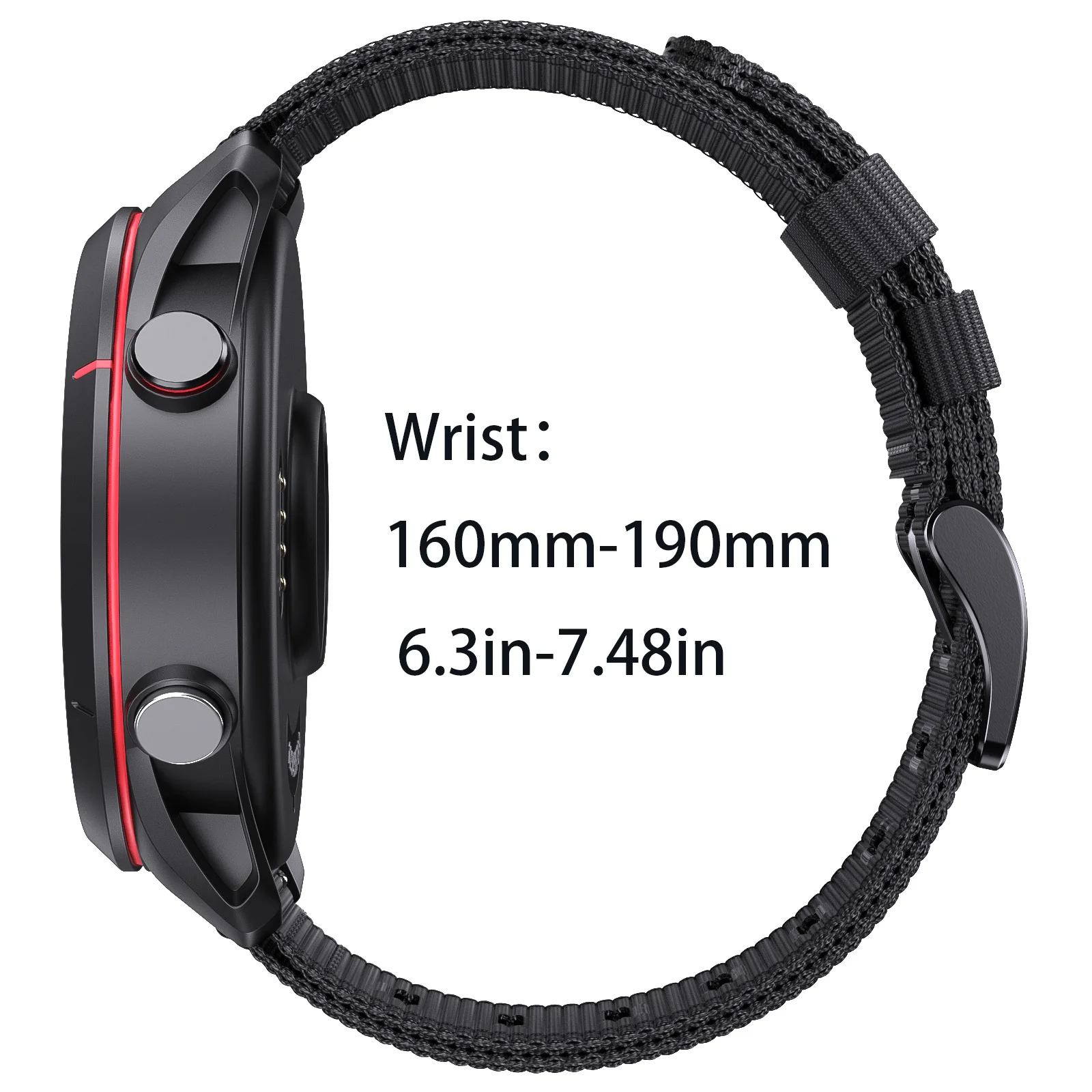 20mm 22mm Uhrenarmband für Samsung Galaxy Watch 7/6/Classic/5/4/3 Geflochtenes Nylon-Armband für Huawei Watch 4/3/GT 5 4 Band – Detail 2