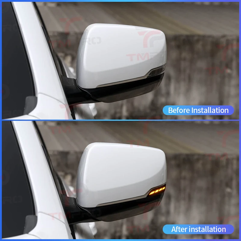 Applicable for 2016-2020 Nissan Serena C27 rearview mirror turn signal dynamic white/dynamic blue light