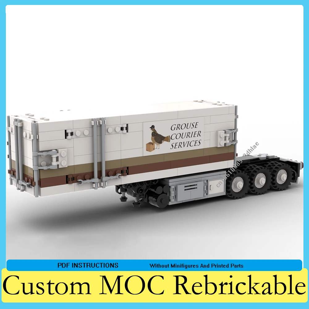 1998PCS High-Tech Mechanical MOC Peterbilt 379Truck Offroad Truck Electric Engineering Vehicle Model Kits Building Blocks Toys